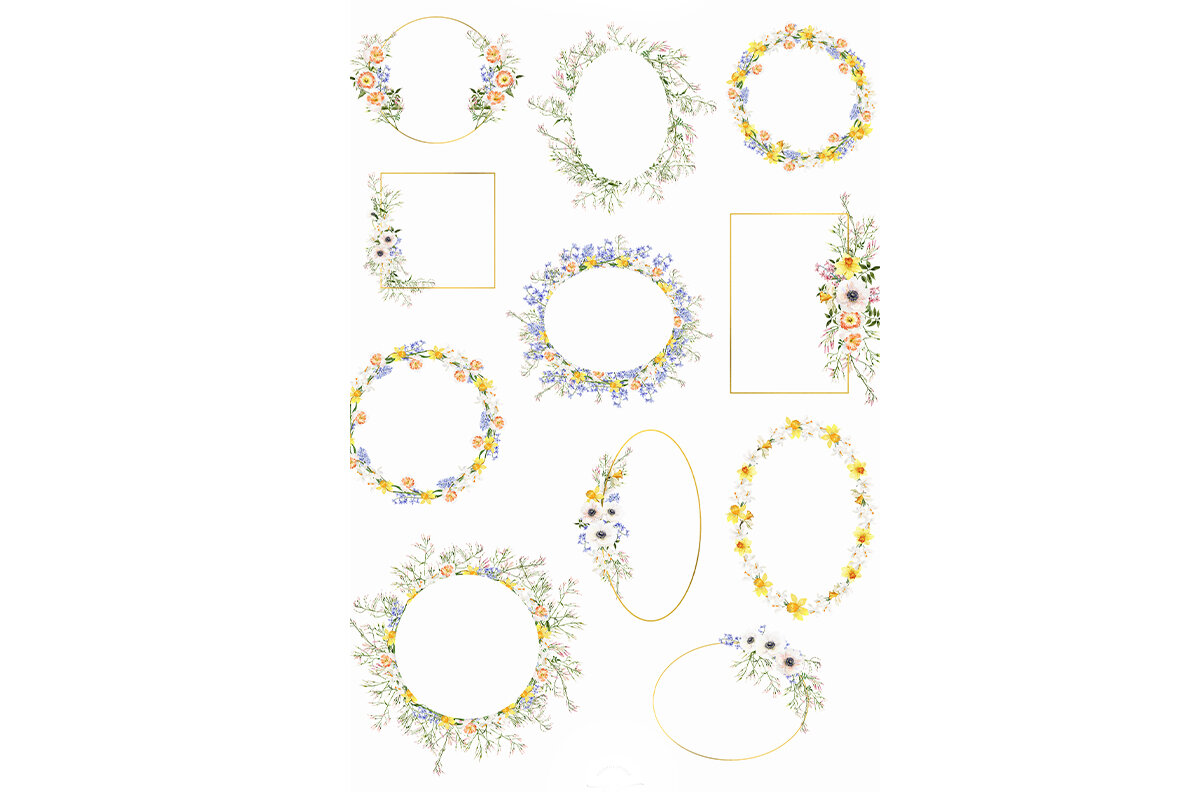 March   Watercolor Spring Collection 14