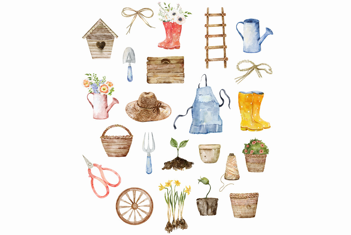 March   Watercolor Spring Collection 18