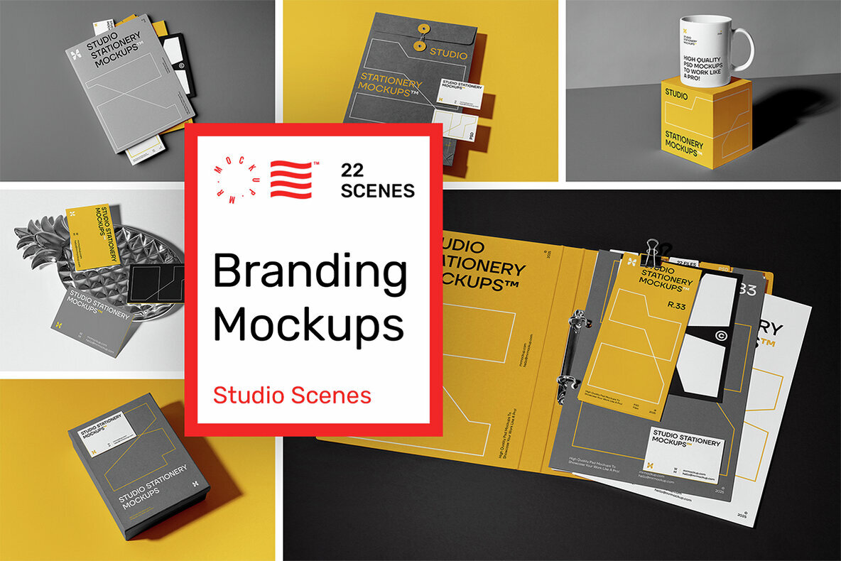 Studio Stationery Mockups 1