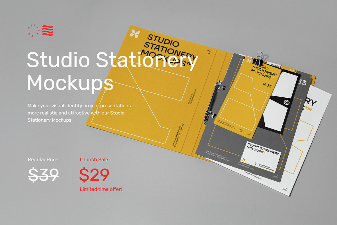 Studio Stationery Mockups 2