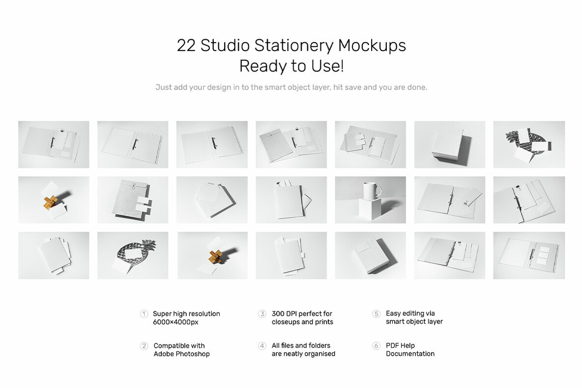 Studio Stationery Mockups 3