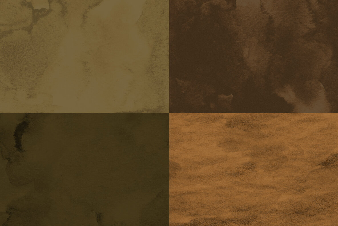 Woodland Autumn Watercolor Backgrounds Pack 3