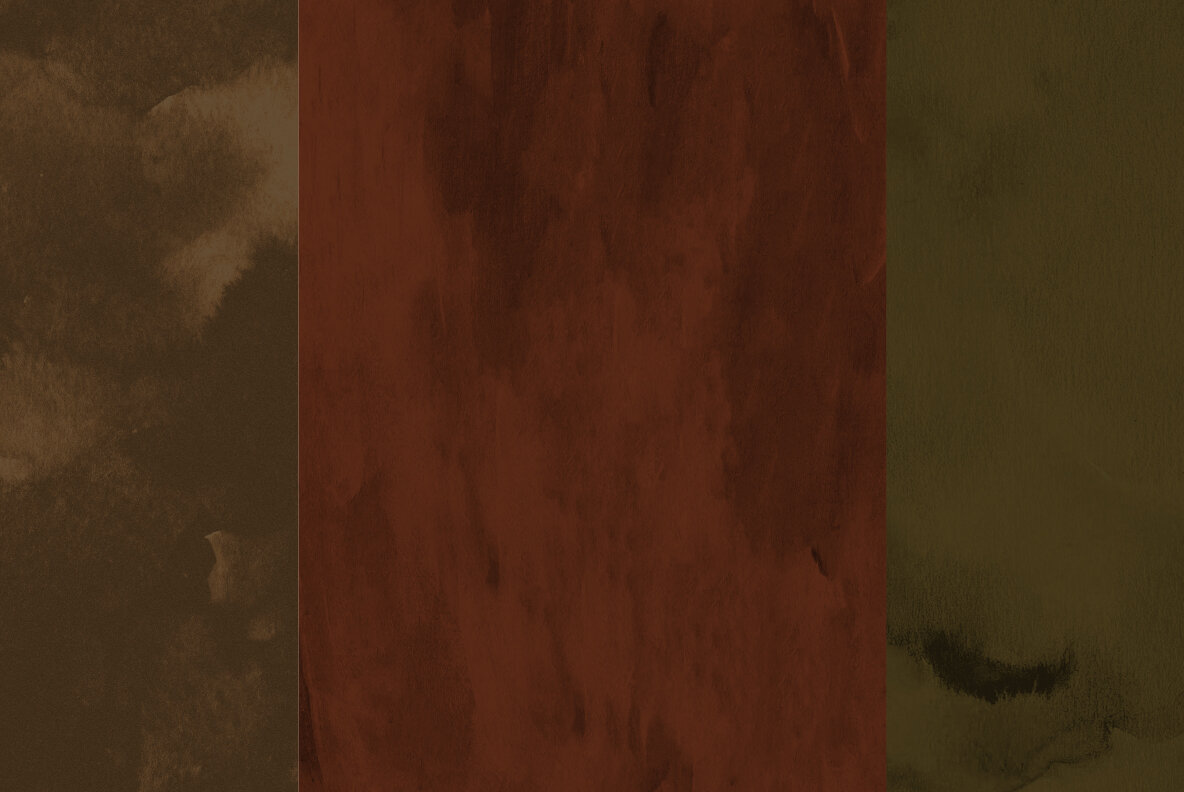 Woodland Autumn Watercolor Backgrounds Pack 5