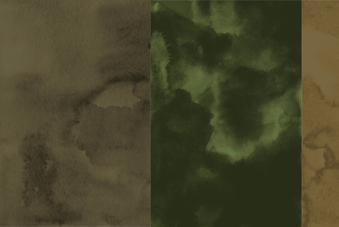 Woodland Autumn Watercolor Backgrounds Pack 7