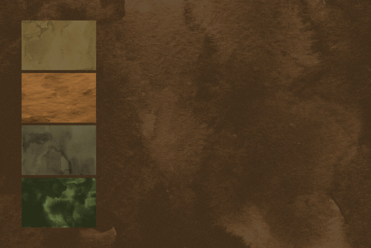 Woodland Autumn Watercolor Backgrounds Pack 9