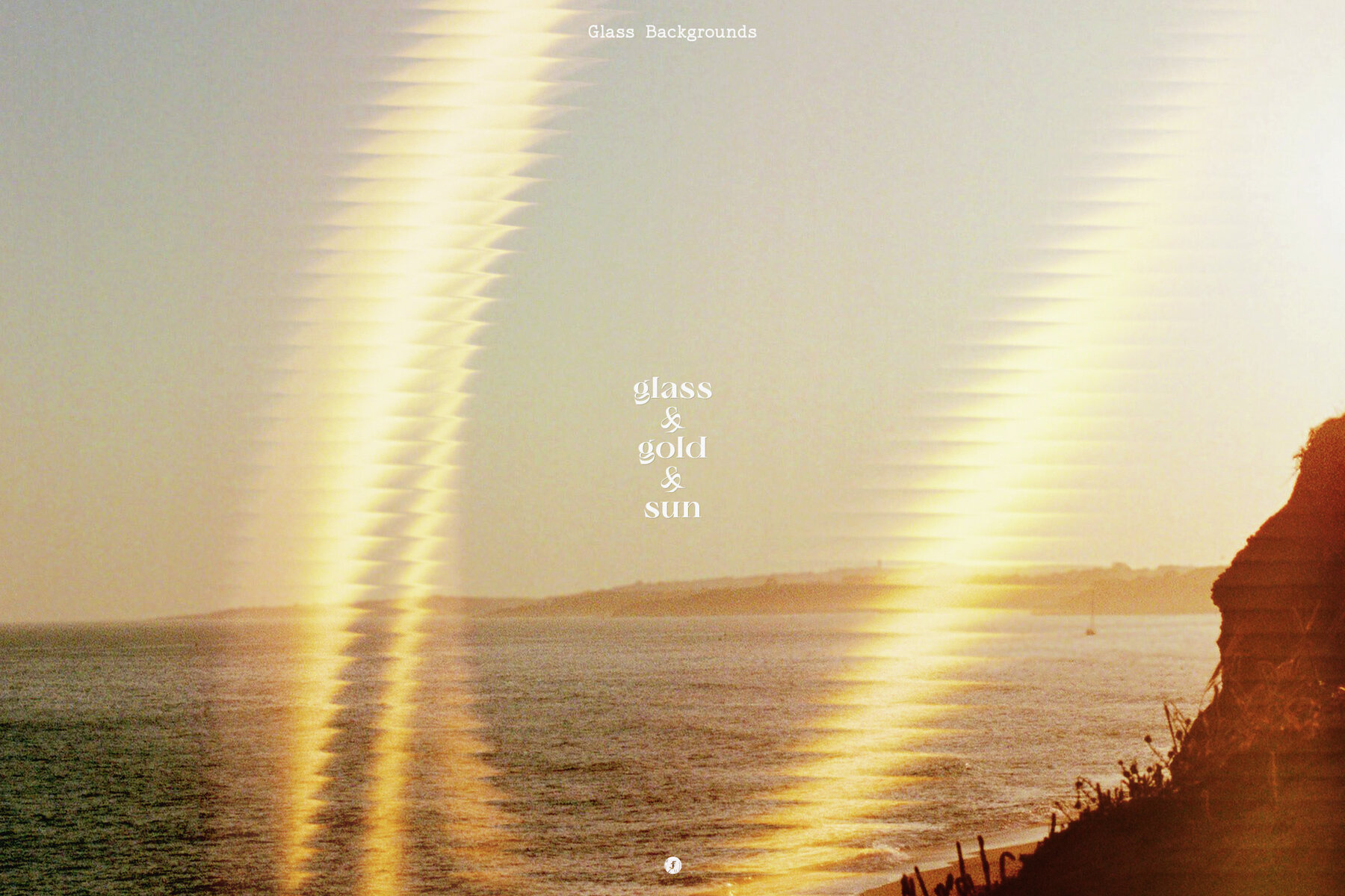 Glass Distorted Waves Backgrounds 16