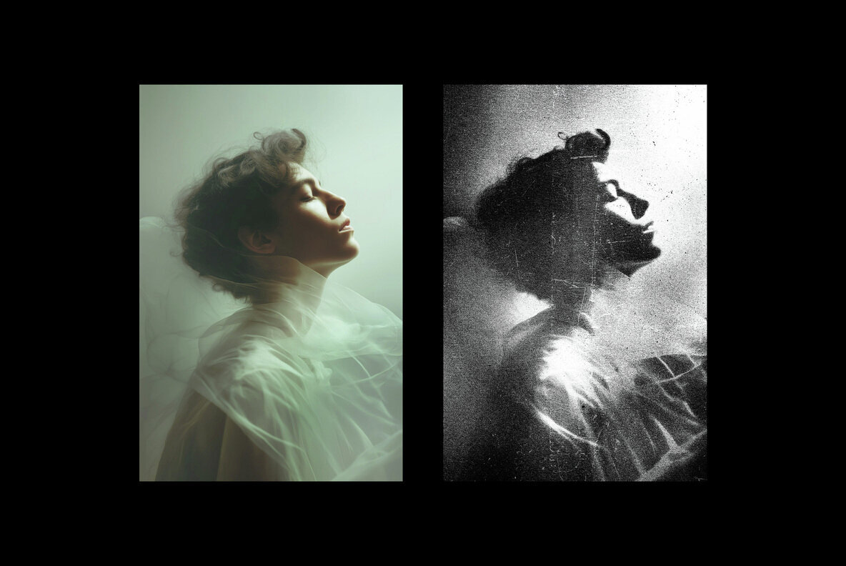 Grunge Riso Photo Effect 2