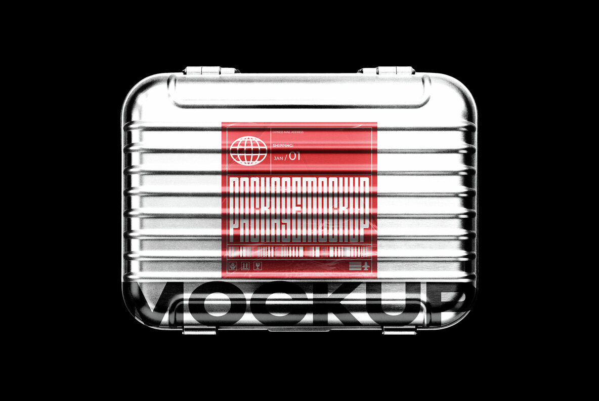 Metal Case Package Mockup 1