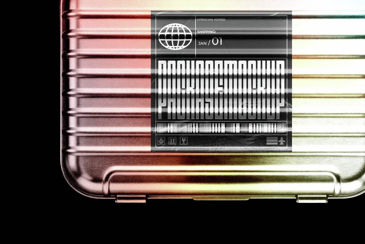 Metal Case Package Mockup 3