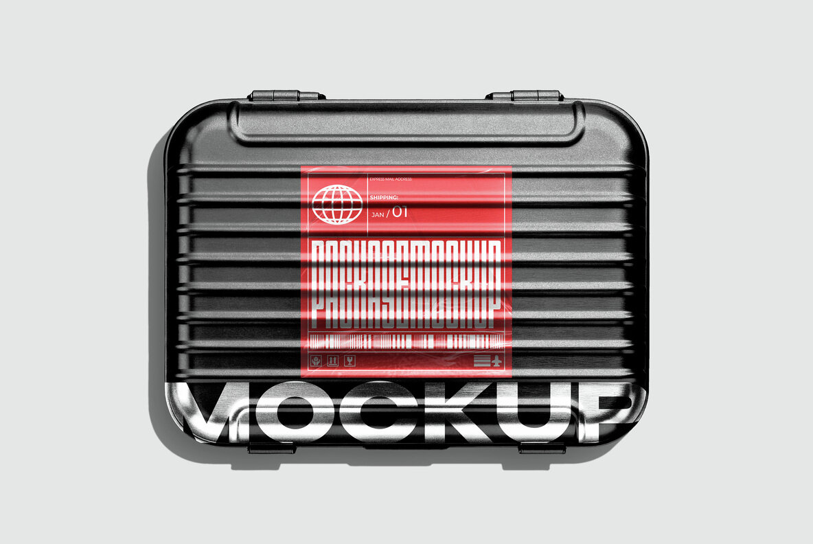 Metal Case Package Mockup 4