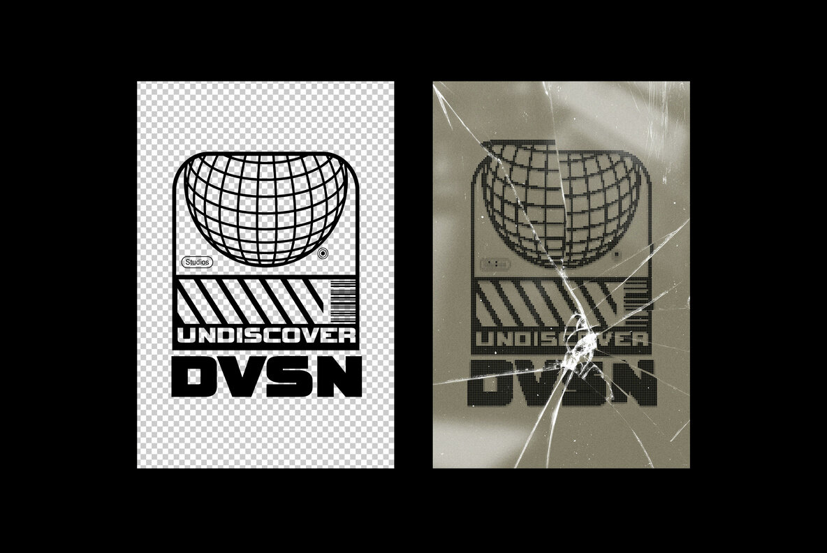 Broken Screen Text and Logo Effect 5