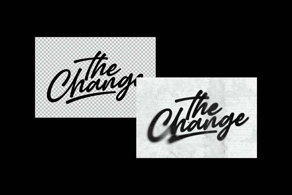 Dirty Stamp Text and Logo Effect 2