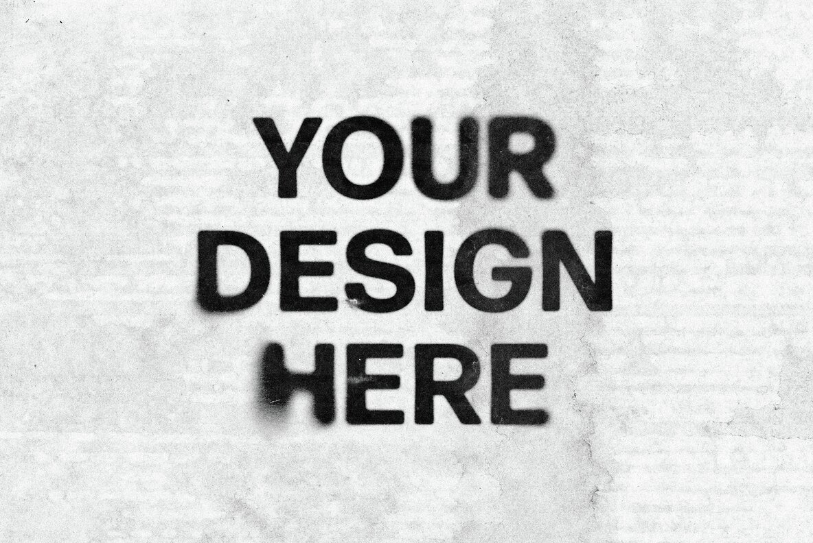 Dirty Stamp Text and Logo Effect 5