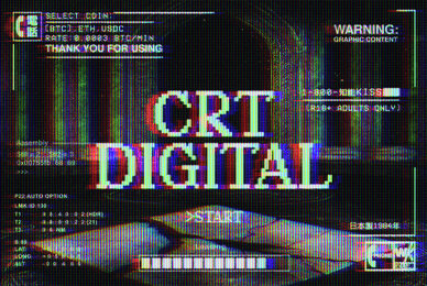Vintage CRT Digital Effect