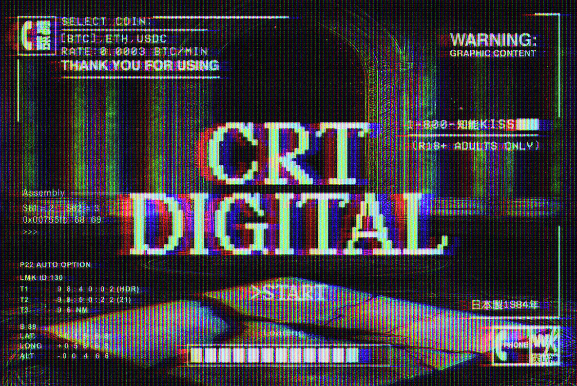 Vintage CRT Digital Effect 1