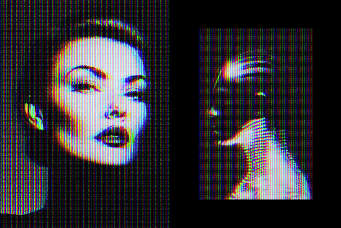 Vintage CRT Digital Effect 6