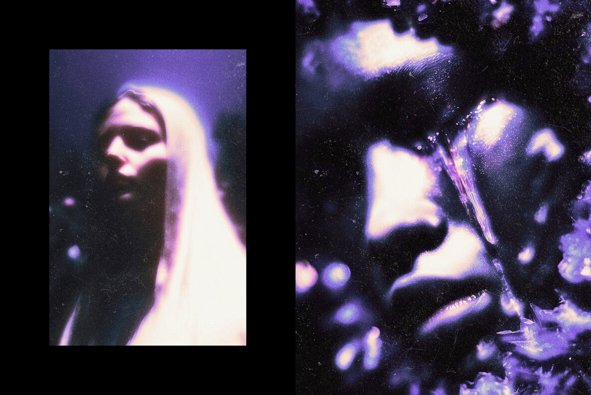 Purple Grain Glow Effect 4