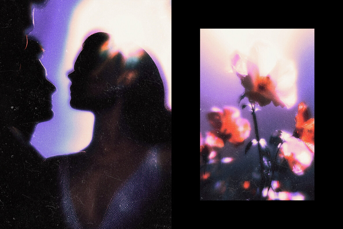 Purple Grain Glow Effect 6