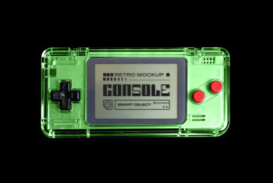 Retro Gaming Console Mockup
