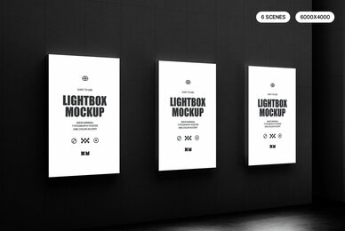 Underground Lightbox Mockup Collection