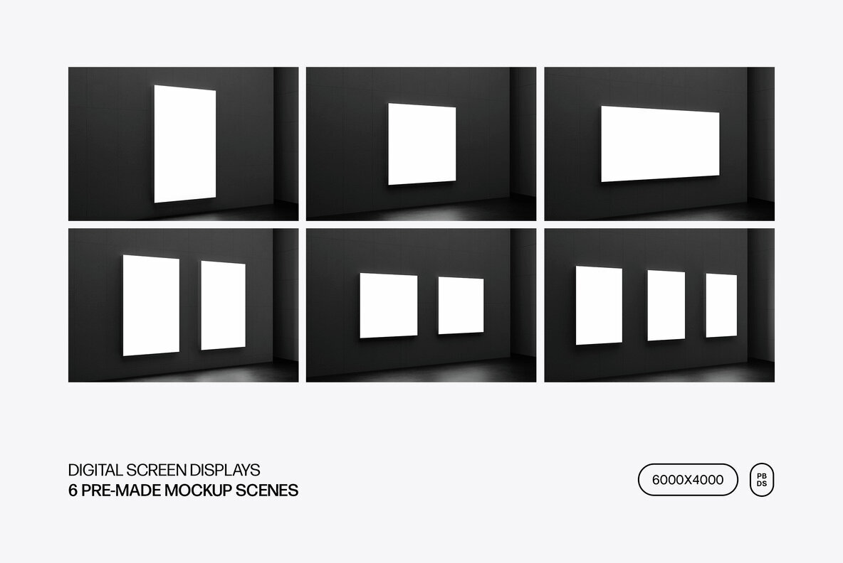 Underground Lightbox Mockup Collection 2