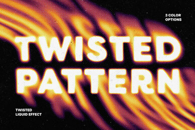 Twisted Liquid Text Effect