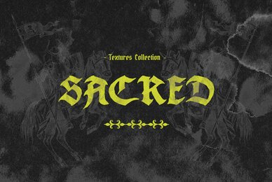 Sacred Experimental Ink Textures Collection