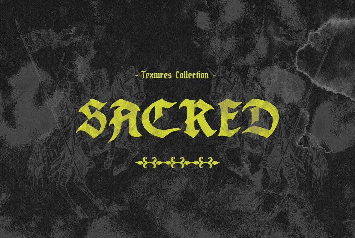 Sacred Experimental Ink Textures Collection 1