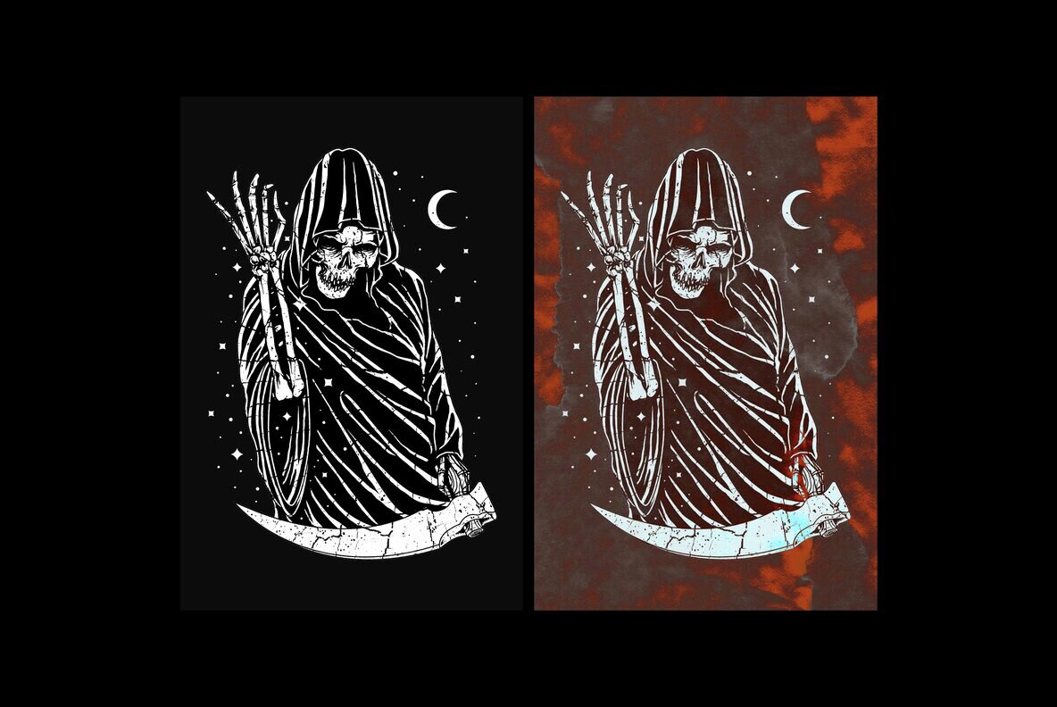 Sacred Experimental Ink Textures Collection 6