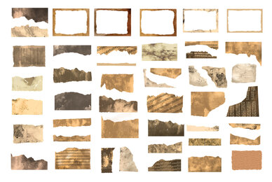 Textured Cut out Papers Pack