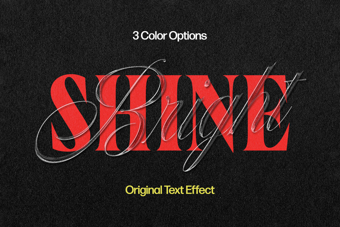 Elegant  Glass Text Effect 1