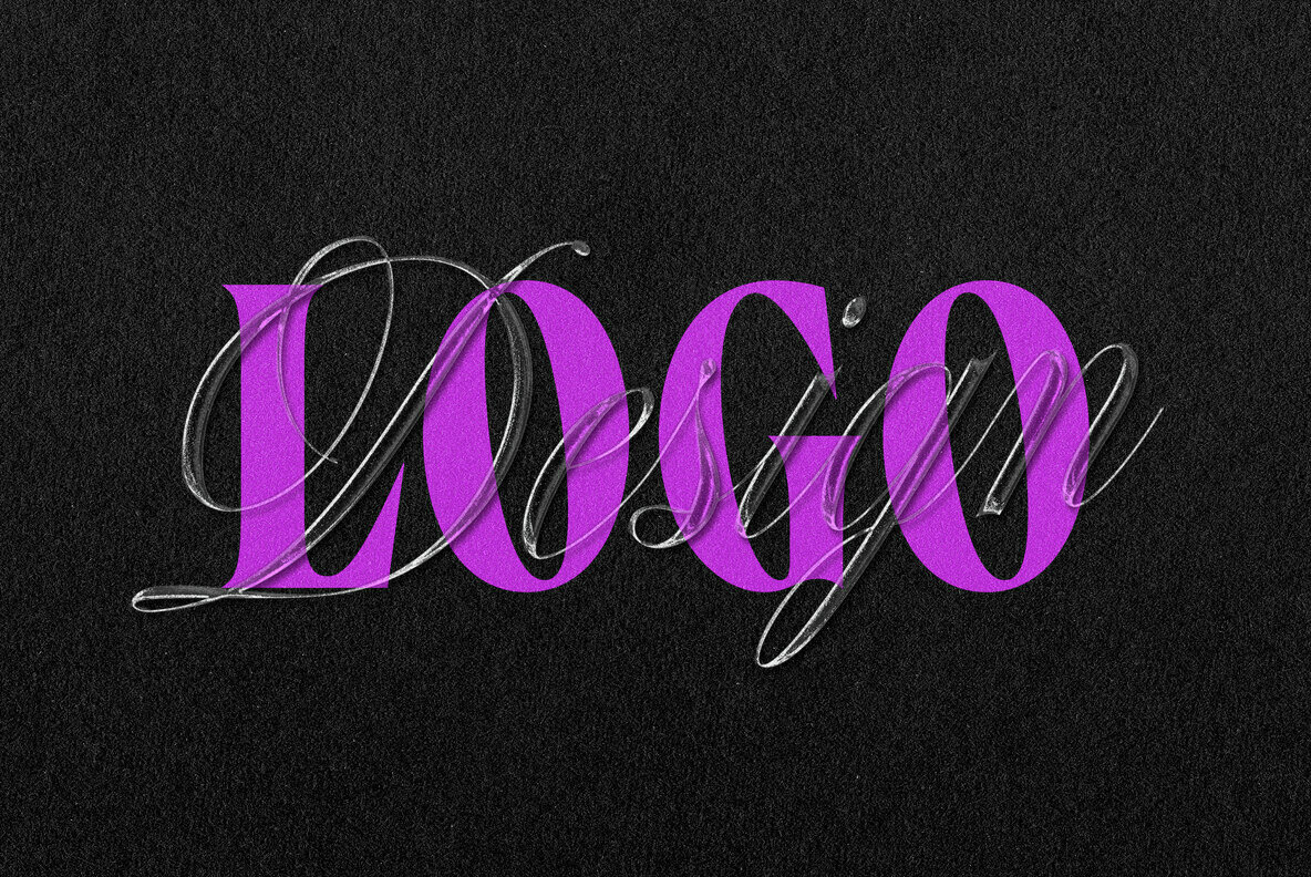 Elegant  Glass Text Effect 2