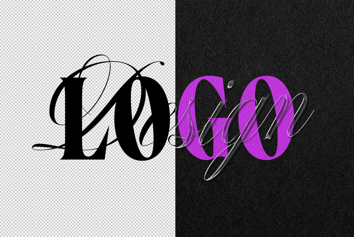 Elegant  Glass Text Effect 4