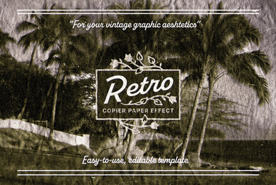 Retro Copier Photo Effect