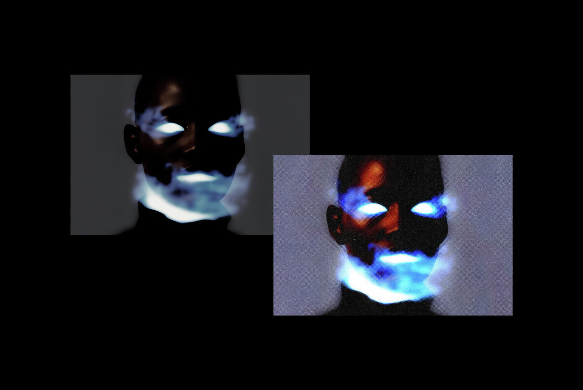 Radiant Halftone Photo Effect 2