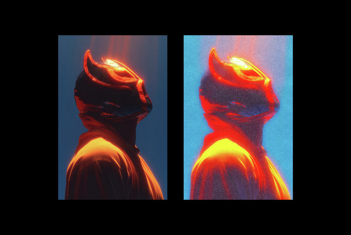 Radiant Halftone Photo Effect 6