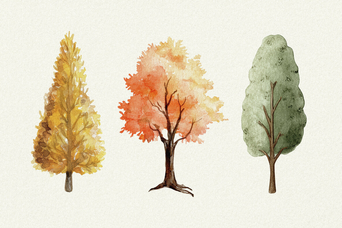 Halloween Watercolors Collection 8