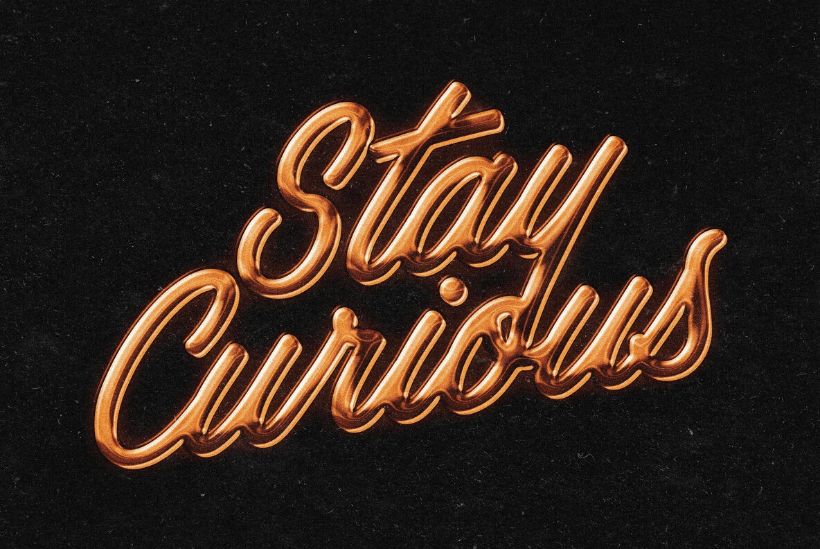 Vintage Metal Chrome Effect 5