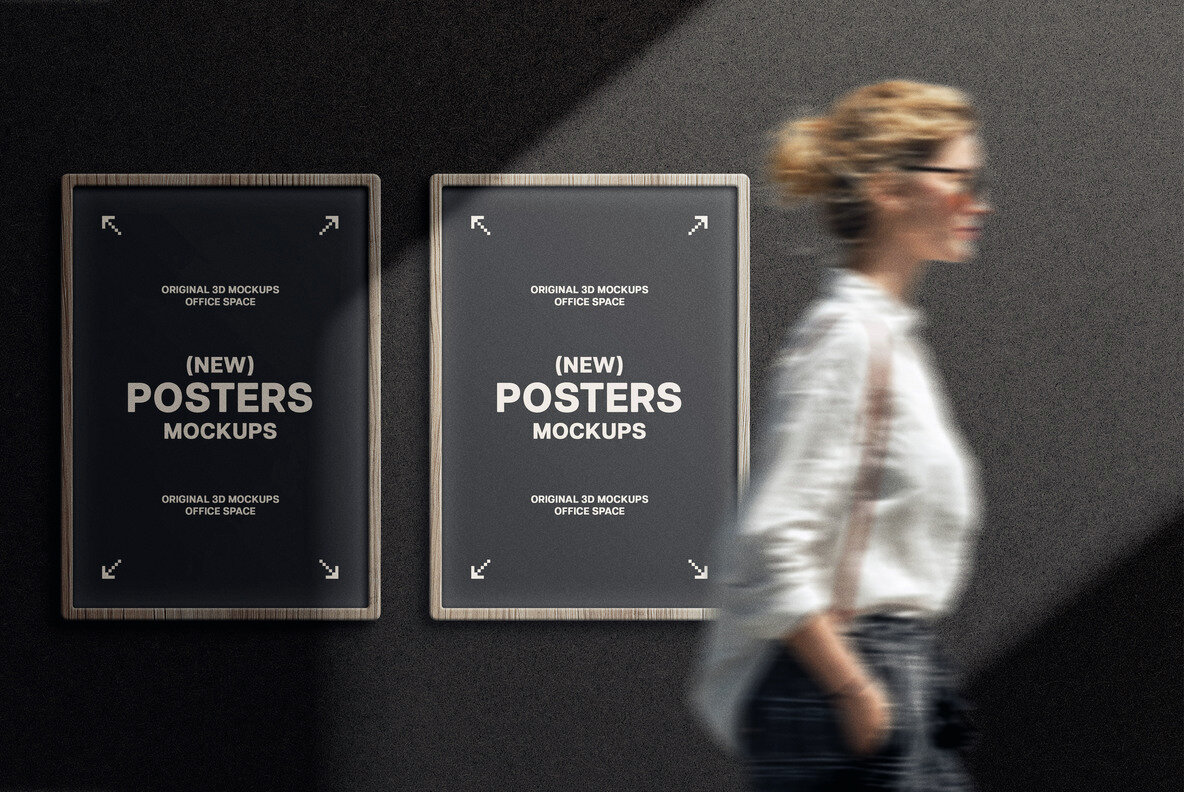 Wooden Poster Mockups 4