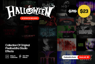 Halloween Photoshop Effects Bundle