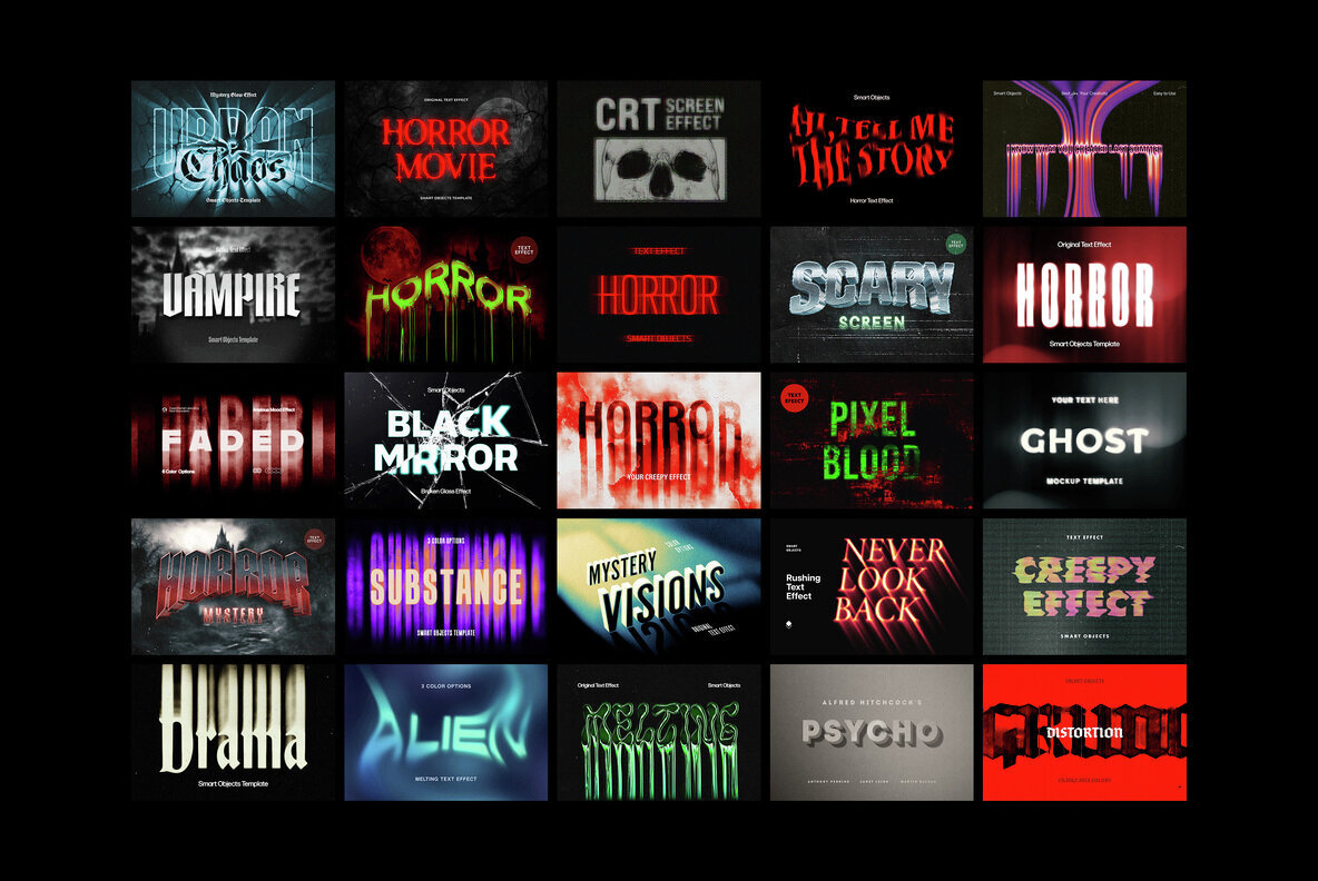 Halloween Photoshop Effects Bundle 2