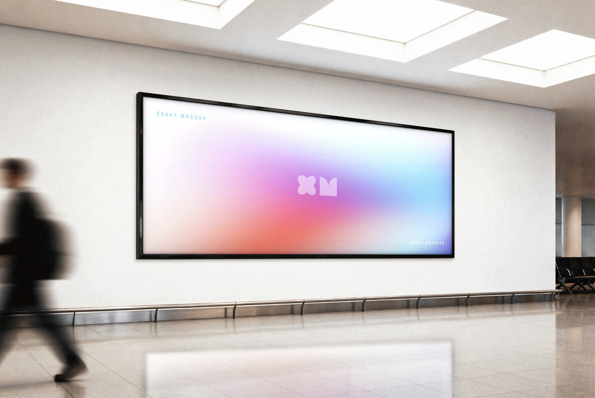 Airport Billboard Mockup 1