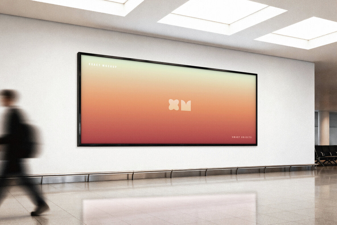 Airport Billboard Mockup 2