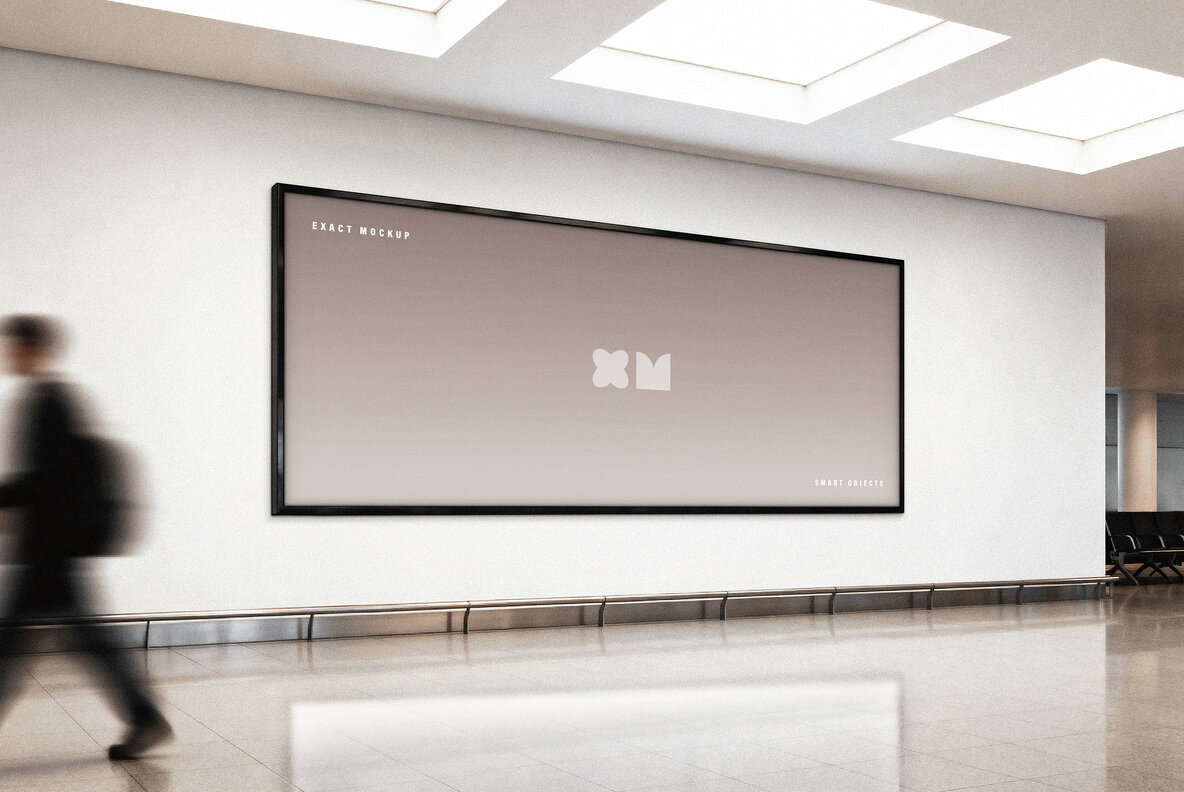 Airport Billboard Mockup 4