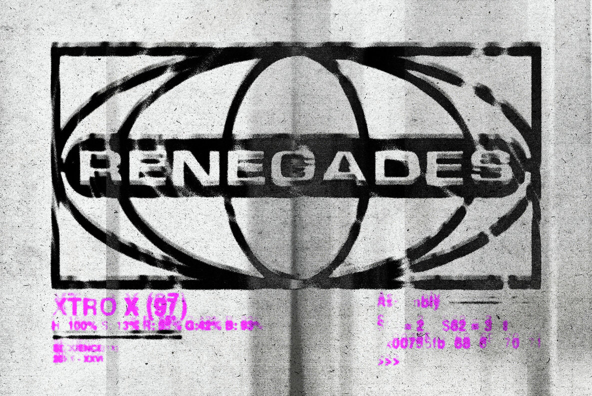 Smeared Overprint Distort Effect 5