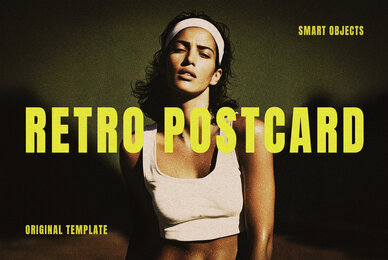 Contrast Retro Postcard Effect