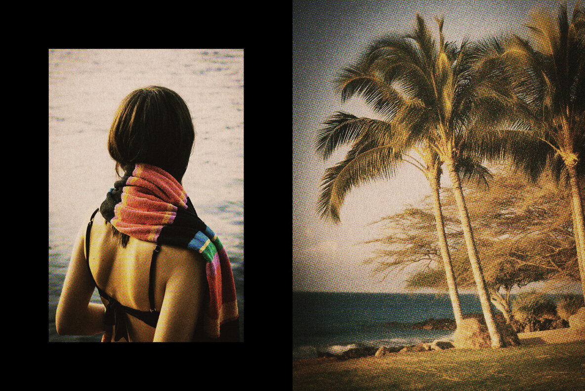 Contrast Retro Postcard Effect 4