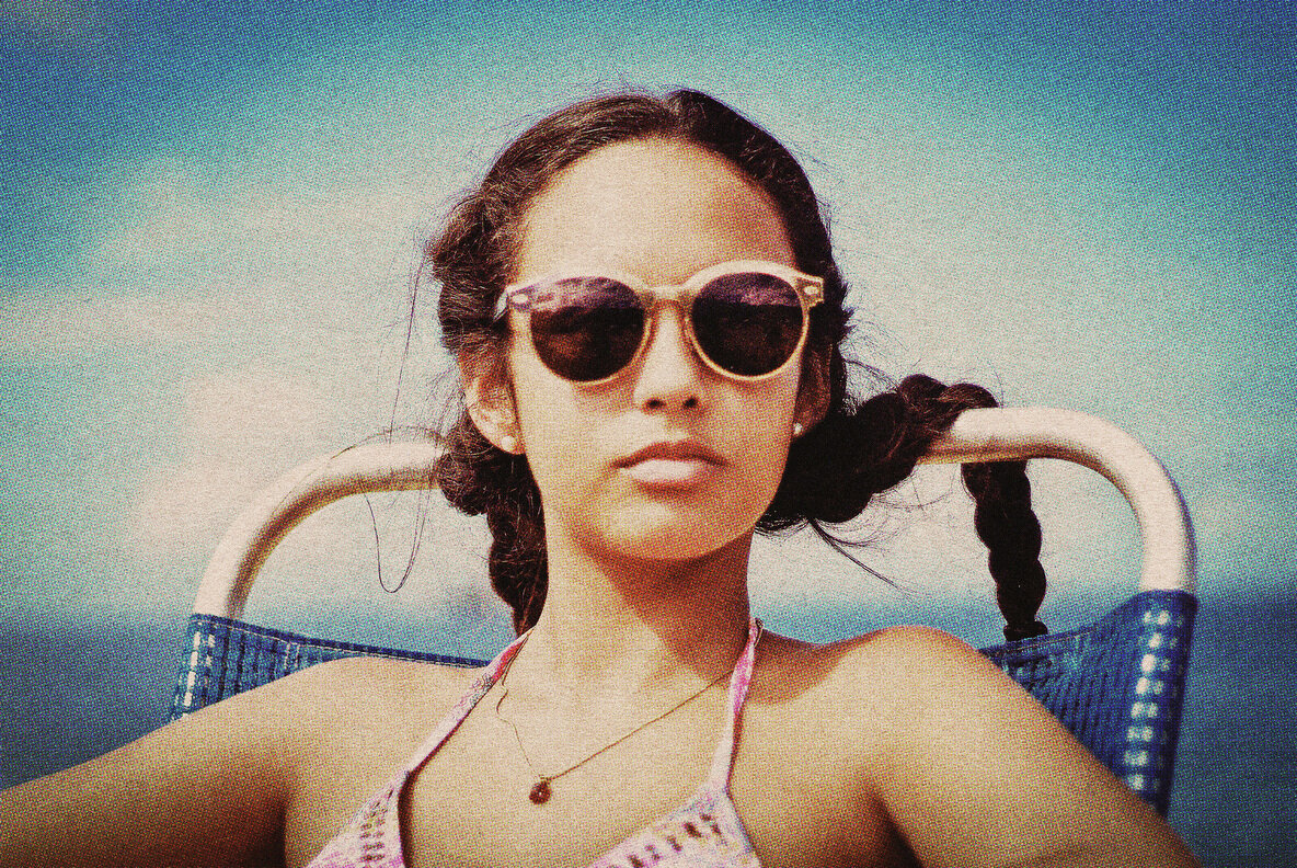 Contrast Retro Postcard Effect 7