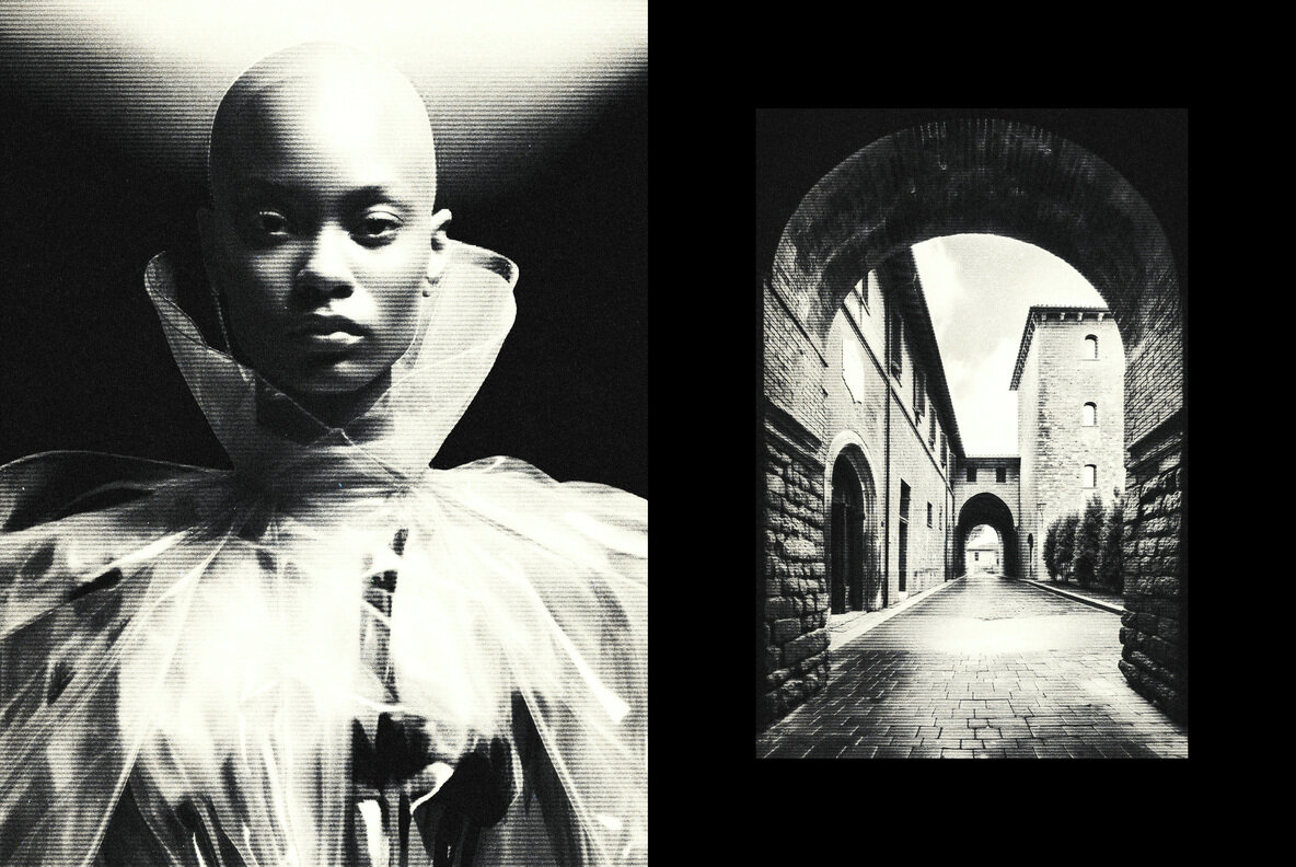 Black Lined Photo Effect 6