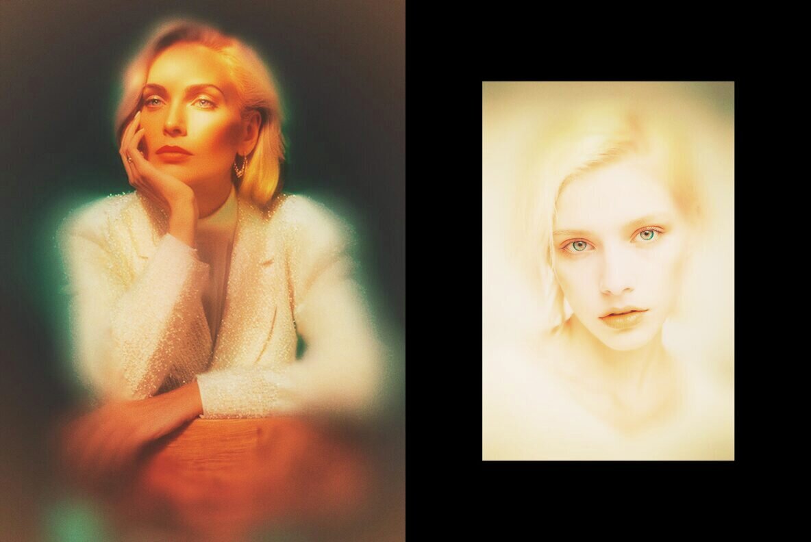 Golden Soft Focus Photo Effect 2